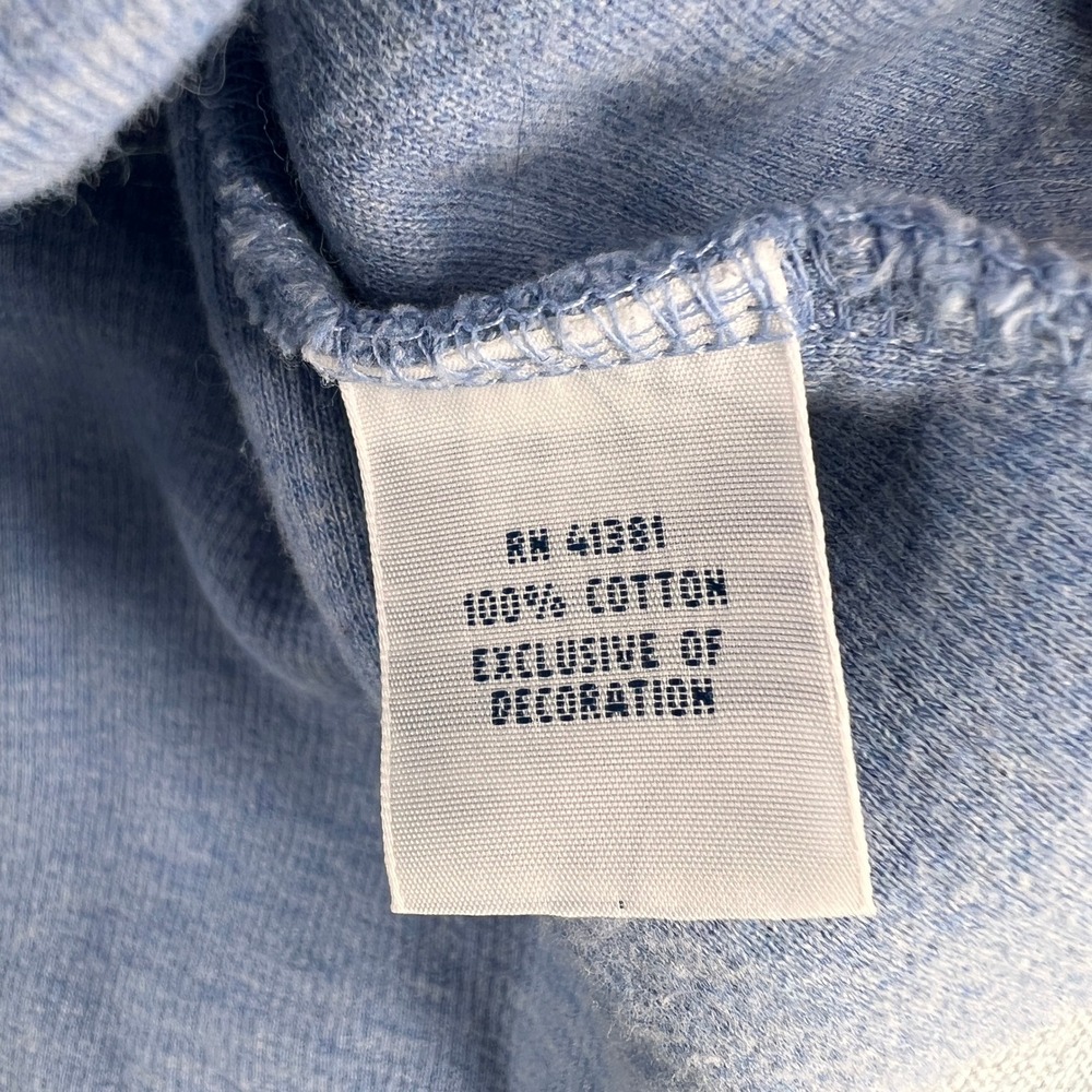 Polo Ralph Lauren Quarter Zip Pullover Sweater Men XL Blue Preppy Classic Ivy - Picture 9 of 10